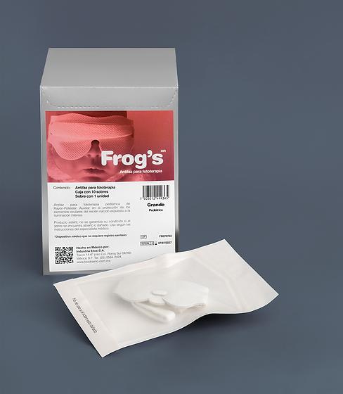 Frogs. Antifaz para fototerapia neonatal