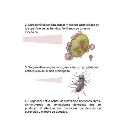 Shampoo Quirúrgico Para Lavado De Heridas Infectadas 500 Ml